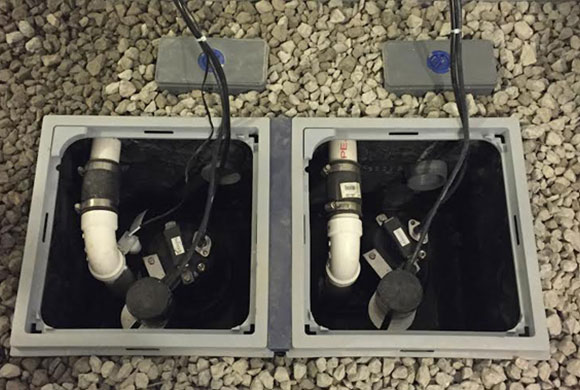 dual sump pump system